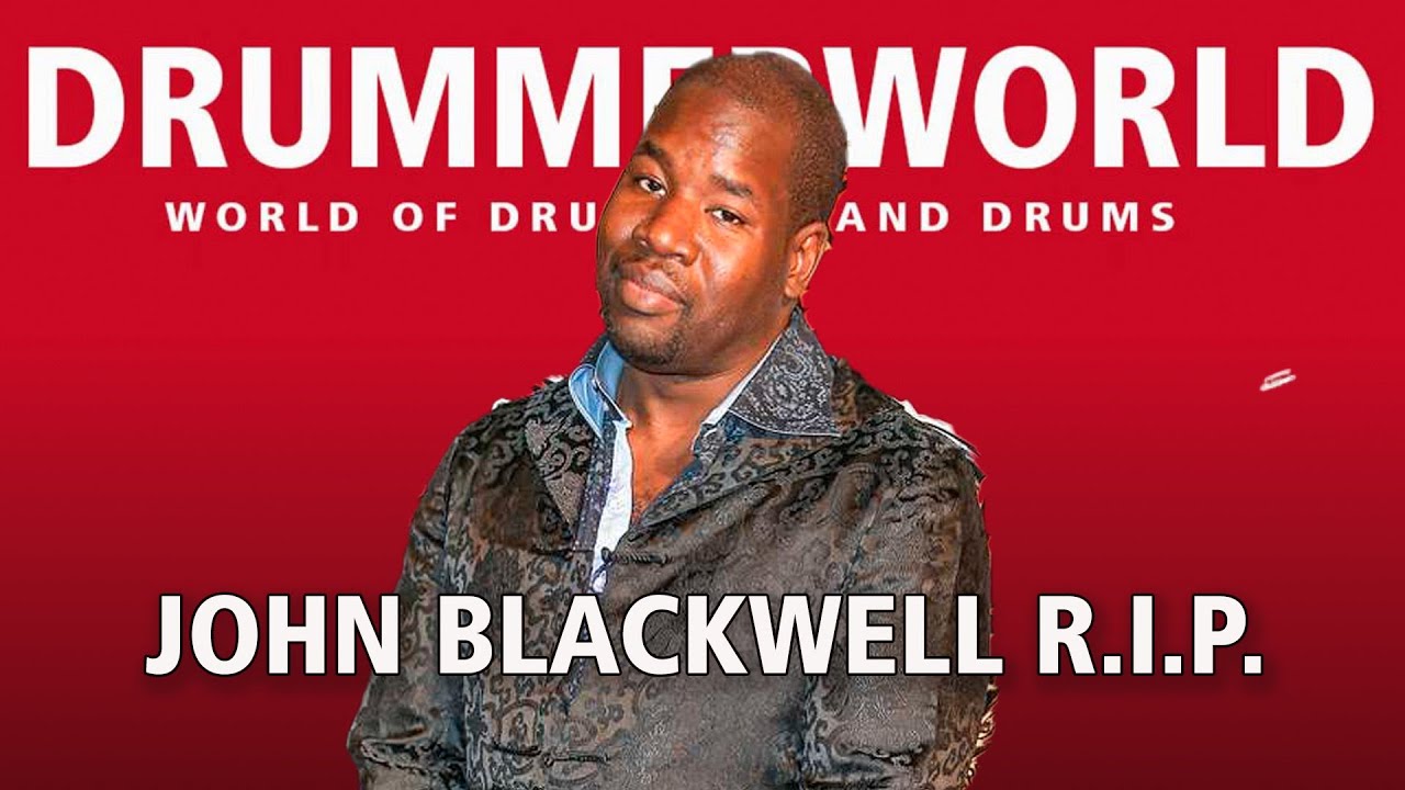 John Blackwell (R.I.P.): checking out his Dixon Drums -  #johnblackwell  #drummerworld