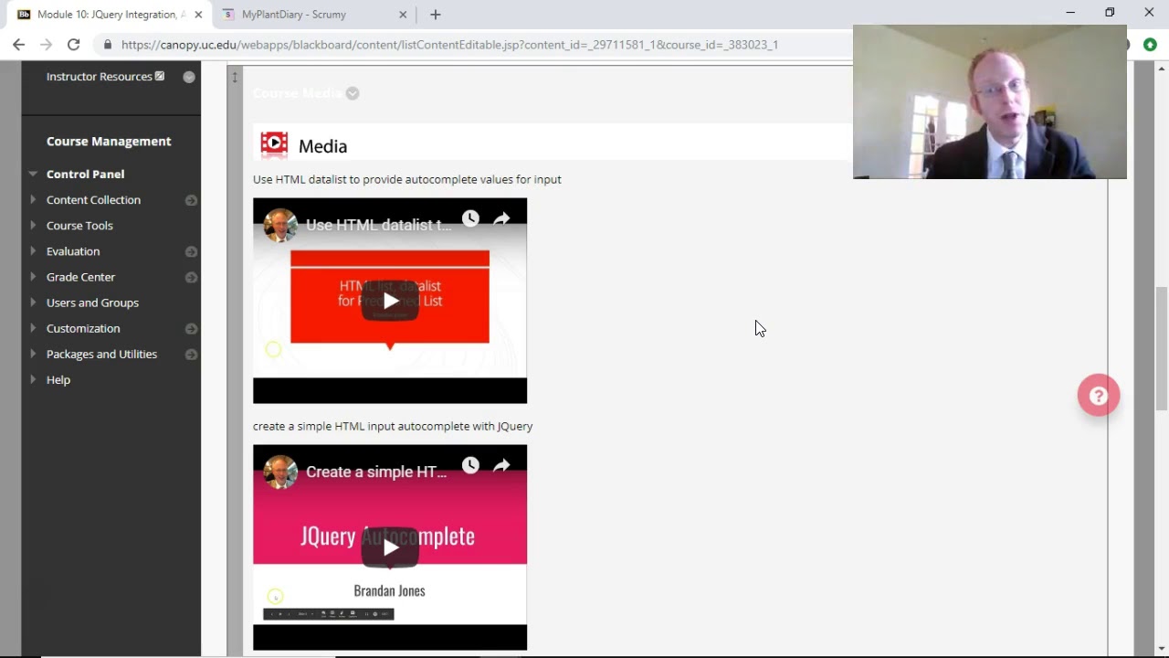 Module Overview: JQuery Autocomplete and Spring Boot Integration