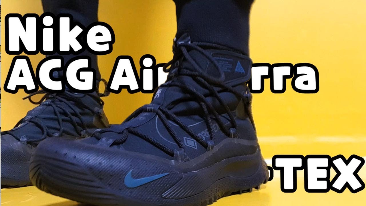Nike ACG Air Terra Antarktik GORE-TEX 'black' unboxing/Nike ACG Air Terra GORE-TEX on feet review
