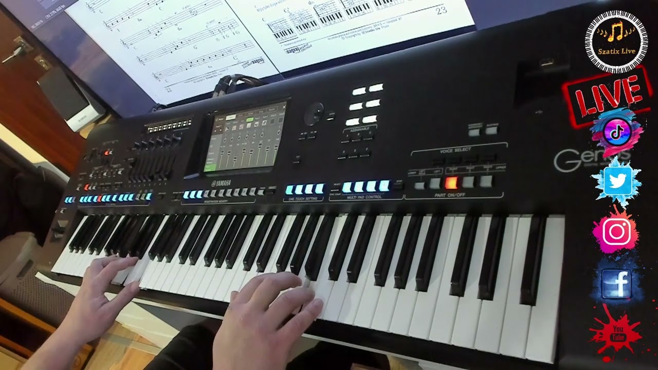 Goniąc Kormorany (Cover) Piotr Szczepanik @SzatixLiveKaraoke Yamaha Genos