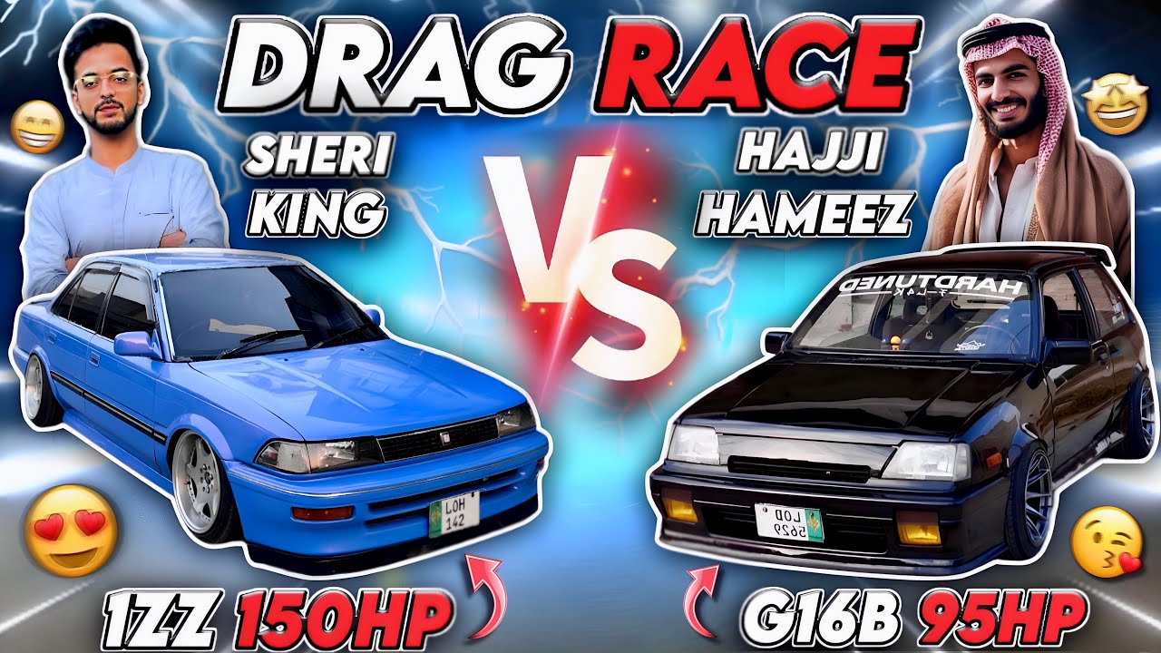 Habshi Black VS 150HP (1ZZ )Toyota 🔥 Amazing Performance 🤩 TEAM-4K