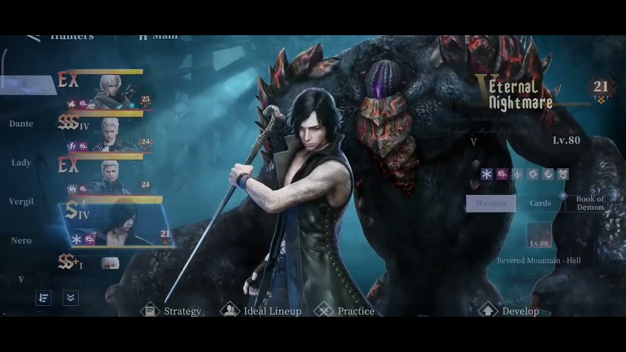 devil may cry Peak of combat all my SSS limited characters build
