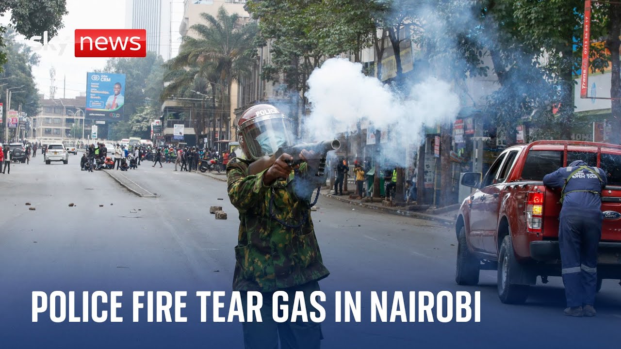 Kenya: Angry protests erupt again as police fire tear gas