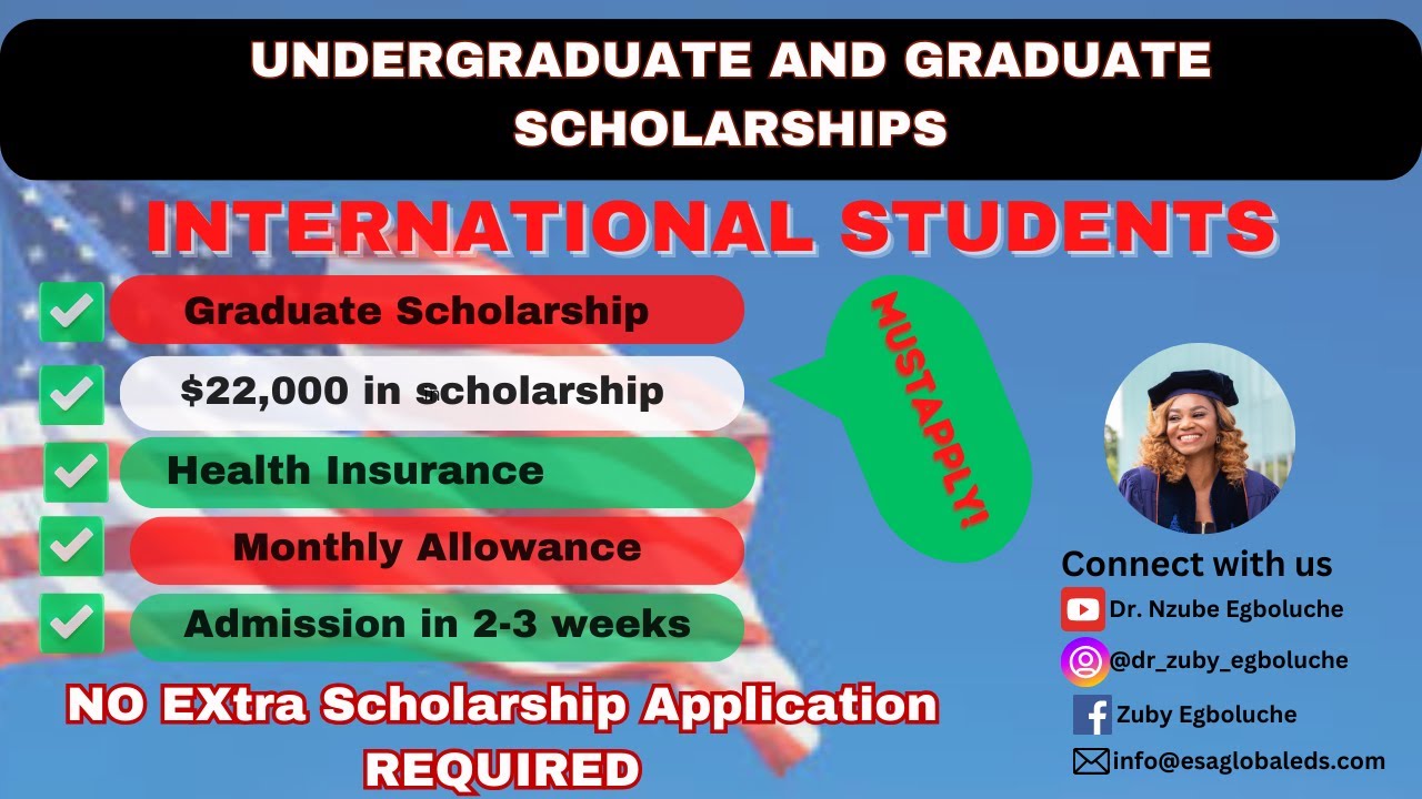 Scholarships Available in USA Universities | Admission in 2-3 weeks | Study in the USA for FREE