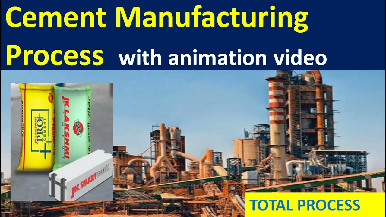 Cement manufacturing process in Hindi / Cement making process / Cement / Cement production process