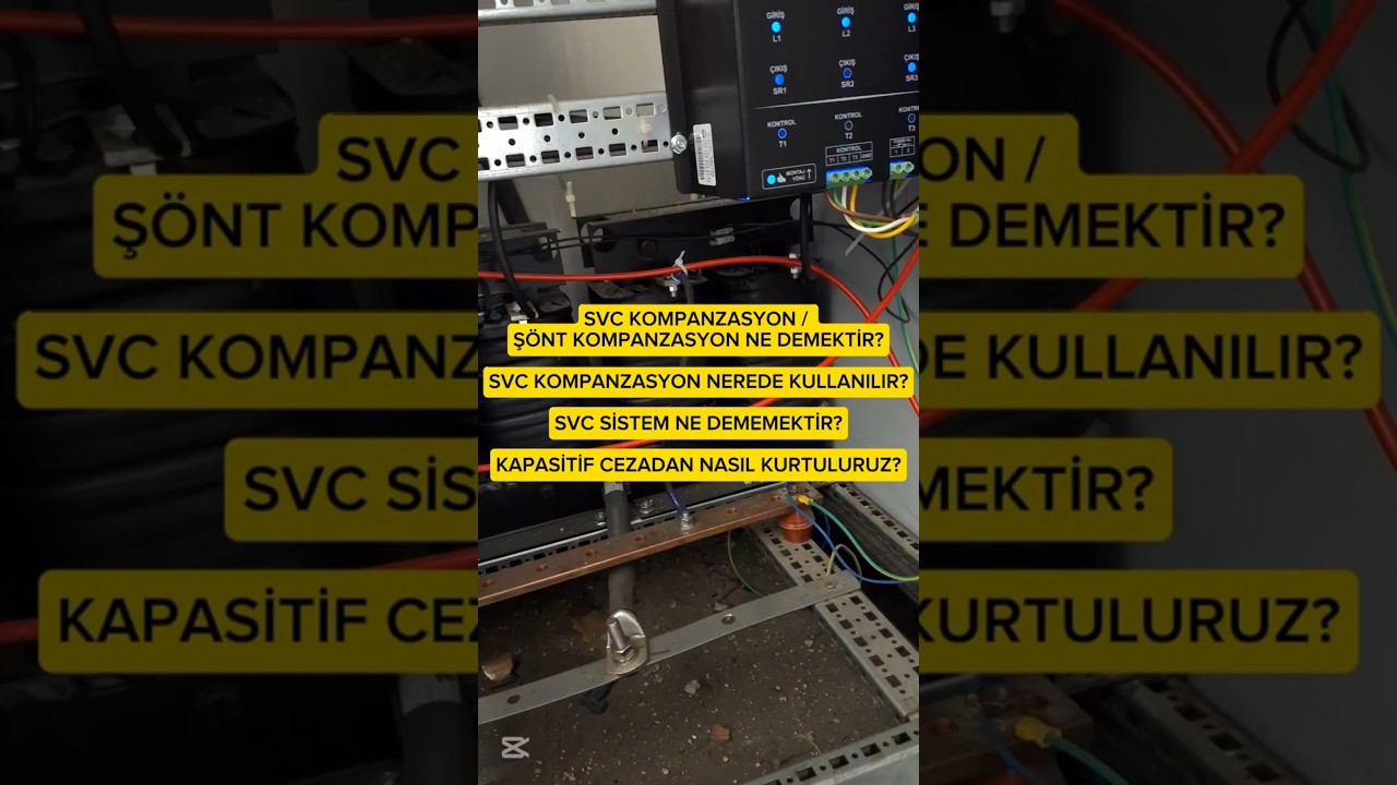SVC / Ş&Ouml;NTL&Uuml; KOMPANZASYON NEDİR? Ş&Ouml;NT RAKT&Ouml;R NEDEN KULLANILIR? KAPASİTİF CEZADAN NASIL KURTULURUZ?