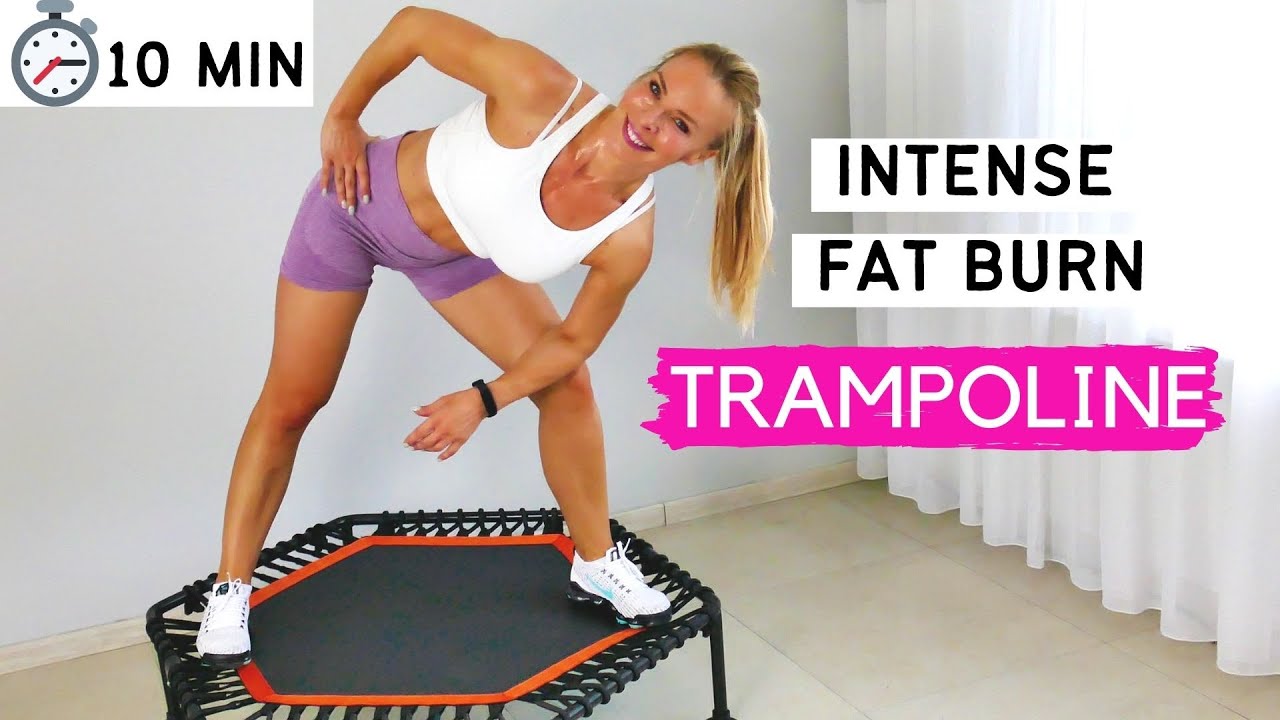 10 minute rebounder workout for weight loss | trampoline workout for weight loss | rebounder workout