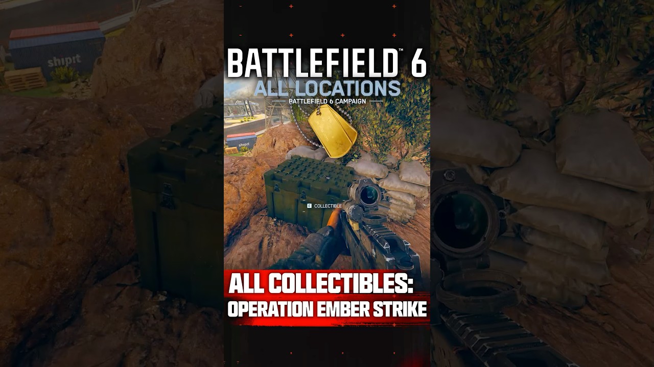 Battlefield 6: All Collectible Locations in Operation Ember Strike (Mission 8)