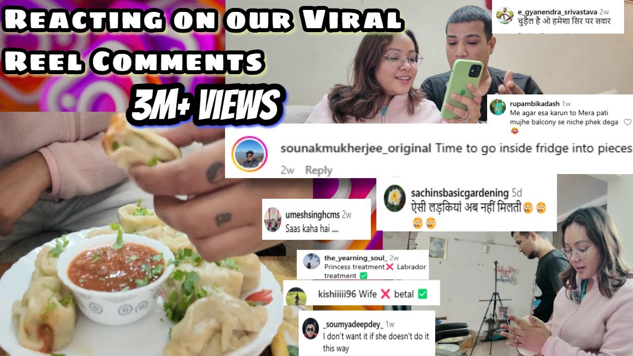 Reacting on Hate Comments On Our Viral Reel 3M+ Views | Sunday Vlog | Akanksha&Bhaskar