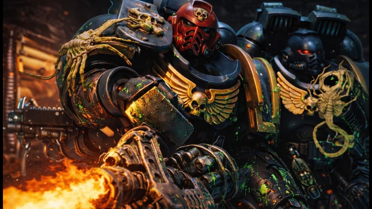 Xenomorphs vs Warhammer Space Marines | Animation