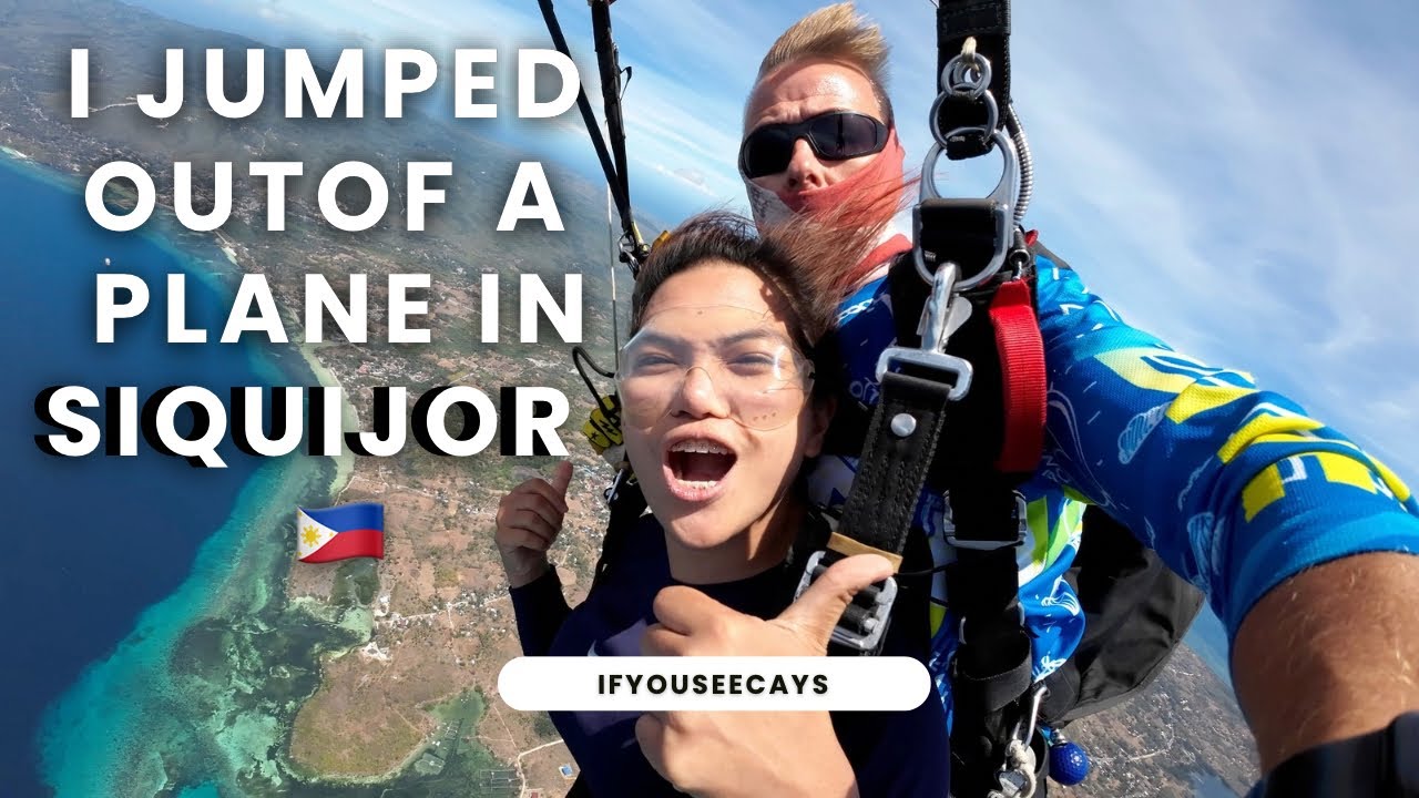 Flying Over Siquijor for the First Time | Skydiving Adventure