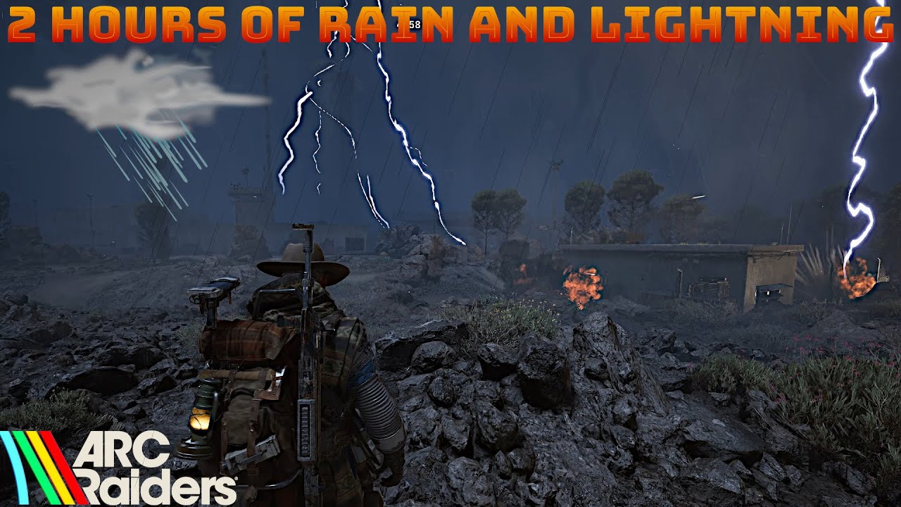 ARC RAIDERS 2 Hours of Rain & Lightning – Immersive Storm Ambience for Relaxation