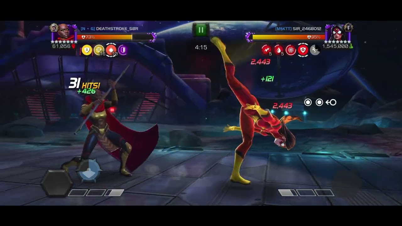 Season 63 War 12 vs MSKTT (Node 1 - Spider Woman Jessica Drew vs Okoye)