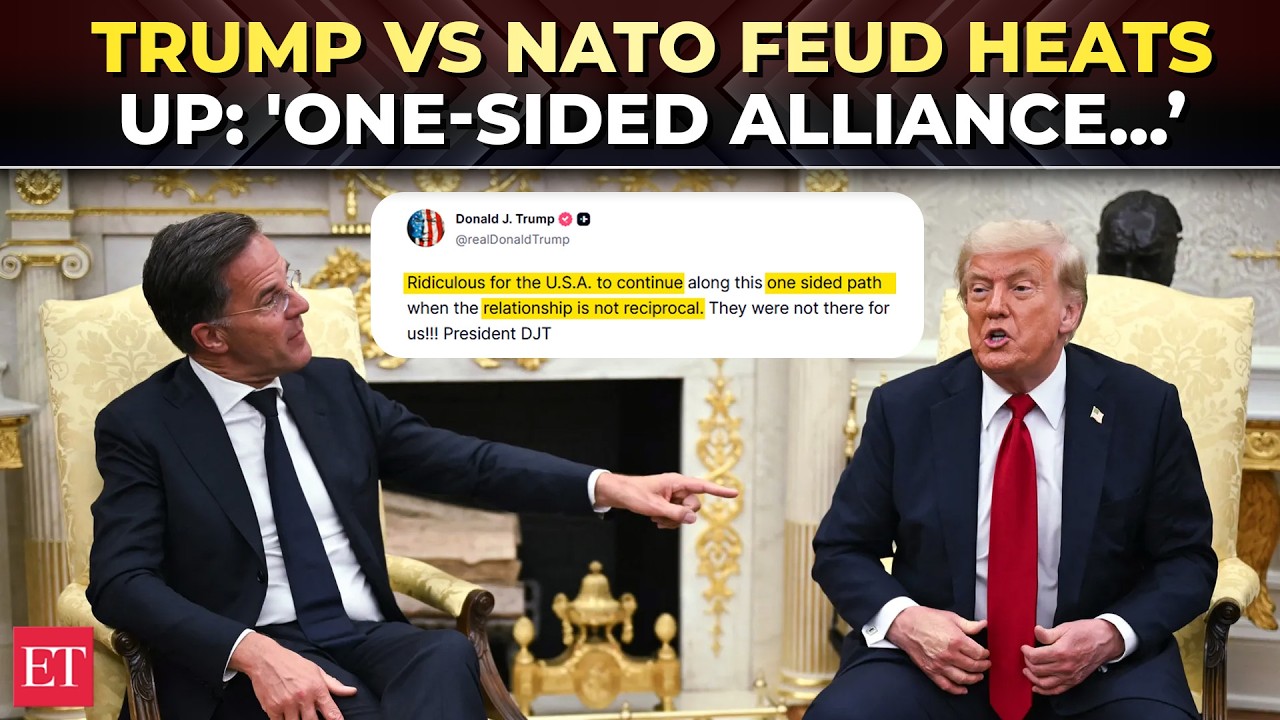 'Can't continue with this one-sided relationship!': Trump escalates NATO clash over defence spending