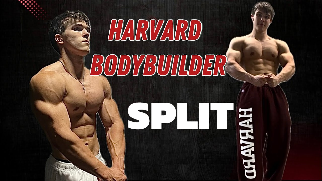 HARVARD BODYBUILDER FULL SPLIT and routines 💪‼️
