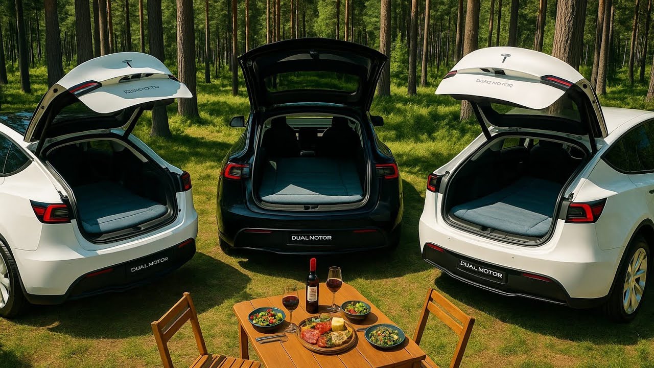 3 Tesla ile Kamp Yaptık | Teknolojiyle Doğada Buluşma, Sessiz ve Çok Keyifli! 