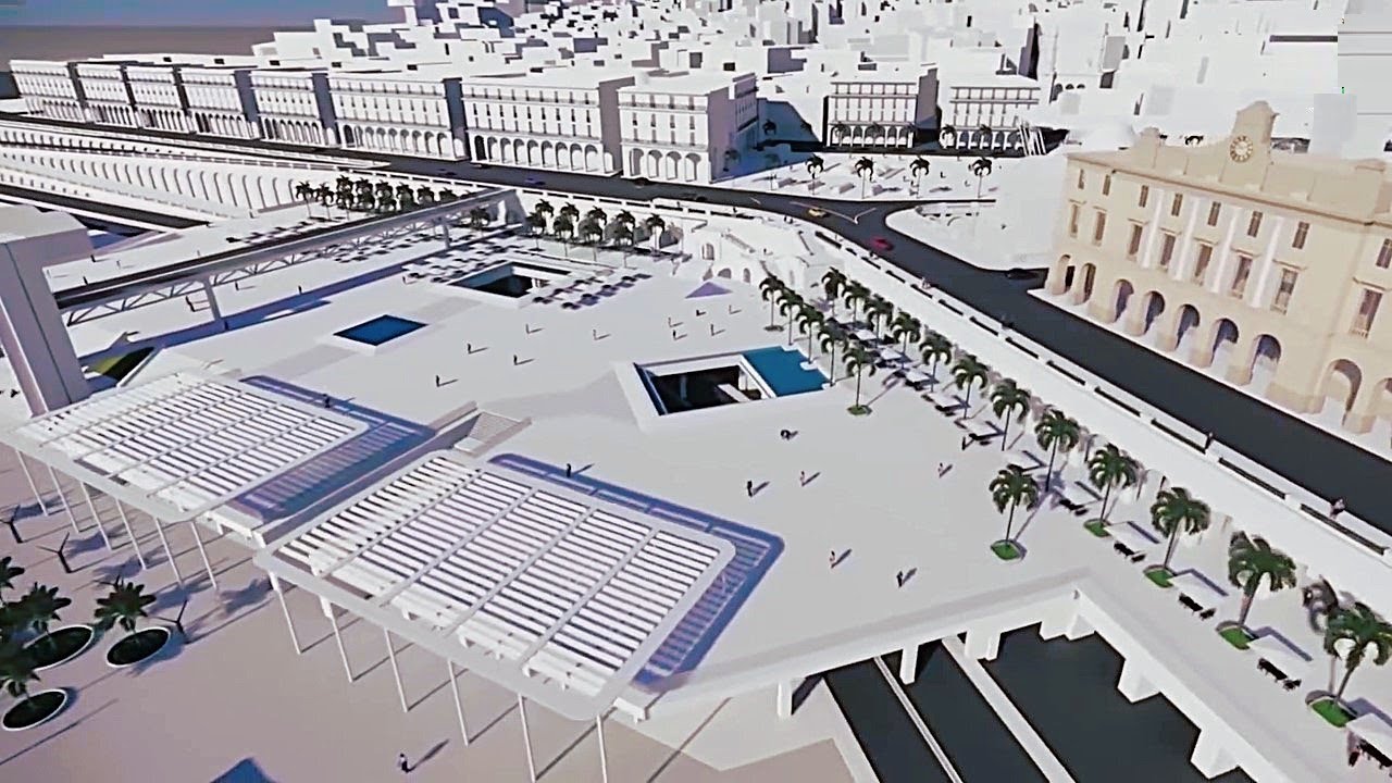 ضمن مشروع المخطط الأزرق: تابعو آخر أشغال الواجهة البحرية لمدينة الجزائر  NEW AMIRAUTE ARRANGEMENTS