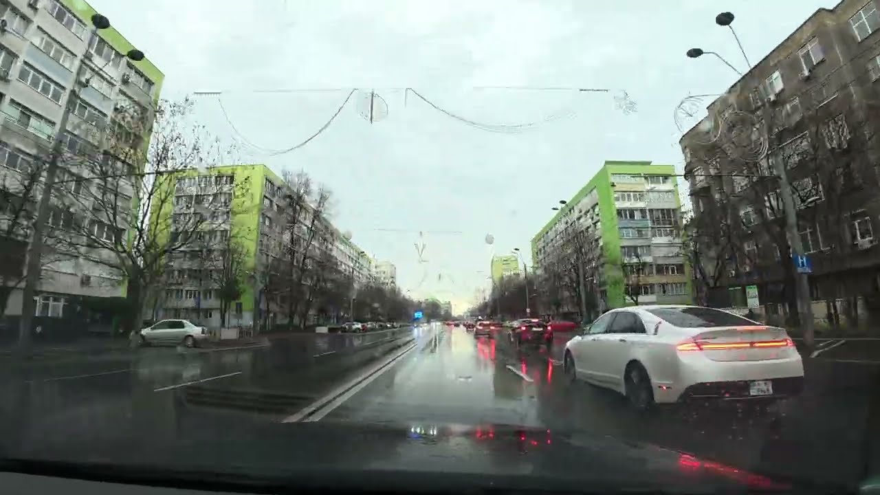 Soseaua Oltenitei→Sun Plaza→Calea Vacaresti→Tineretului→Cantemir🇷🇴 | Driving POV 4K | Winter Road.