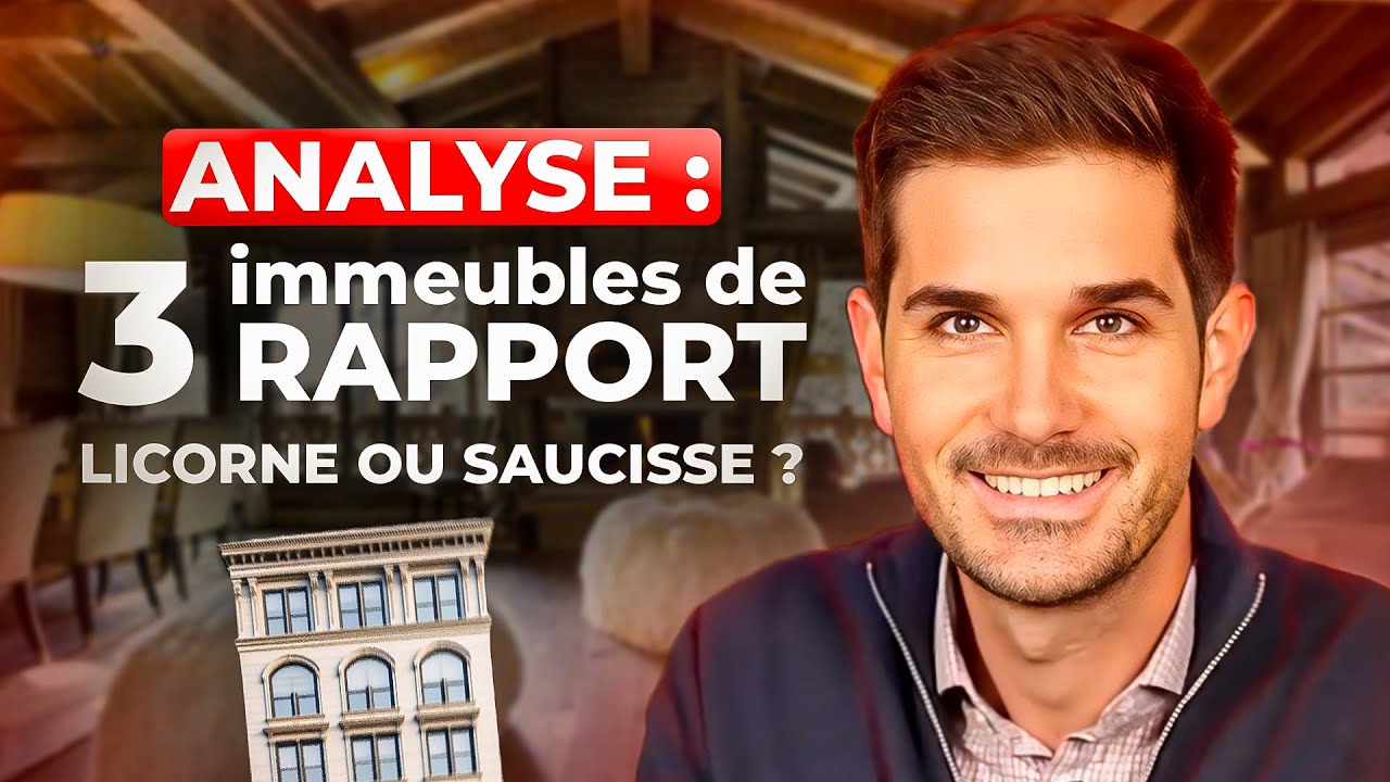 Analyse de 3 Immeubles de Rapport, Licorne ou Saucisse ?