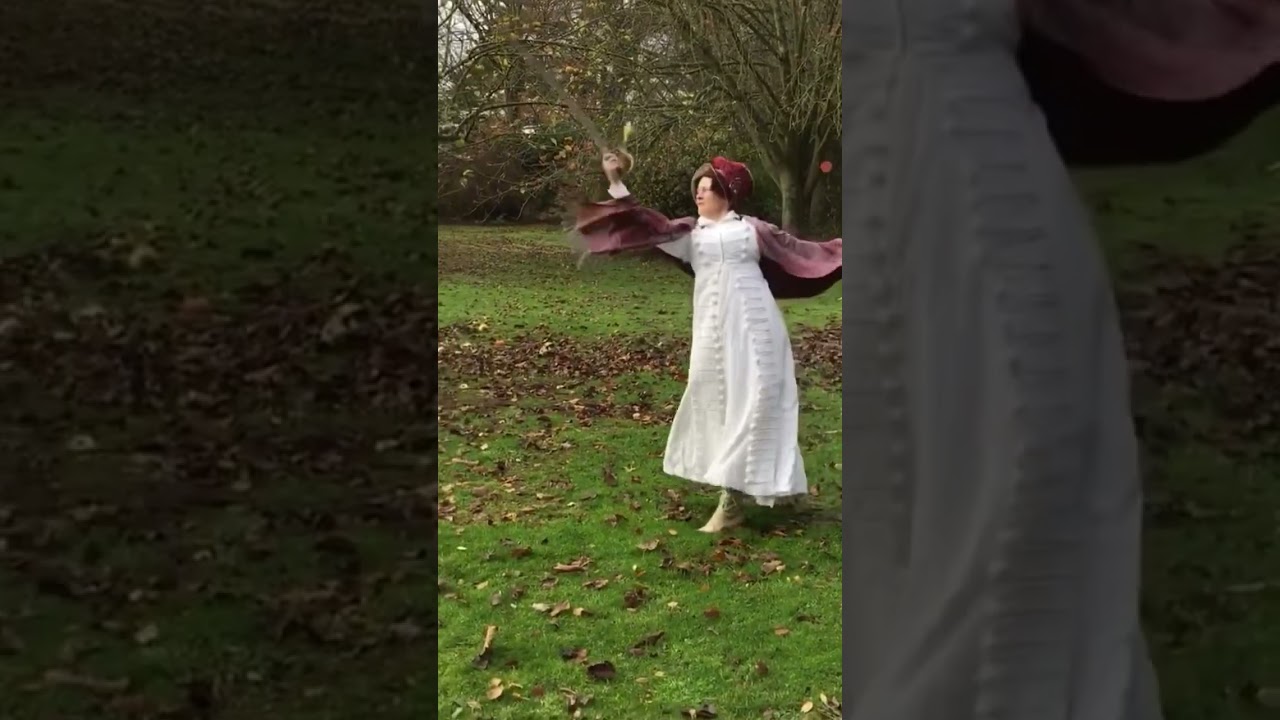 An Austen heroine makes a start on an apple pie