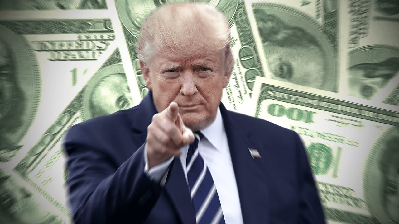 Discussing business with Donald Trump.