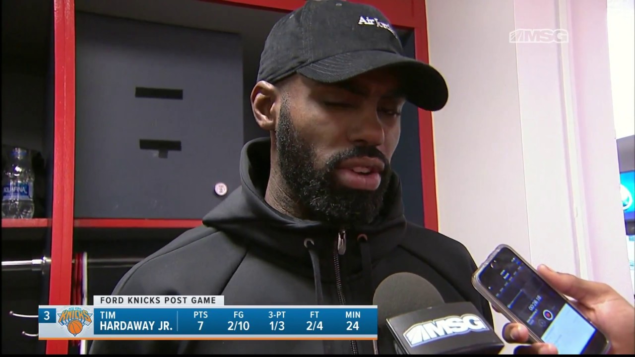 How Does Tim Hardaway's Back Feel? | New York Knicks Postgame
