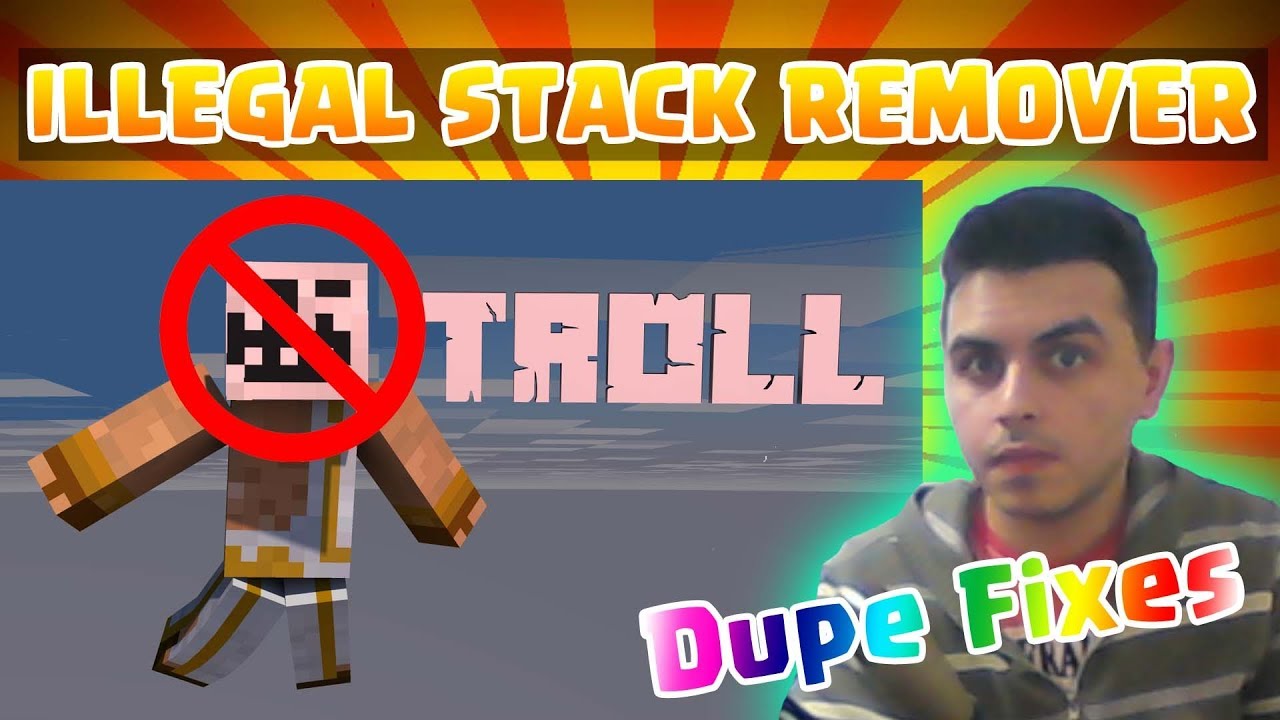 Minecraft Plugin Tutorial: Dupe Fixes / Illegal Stack Remover
