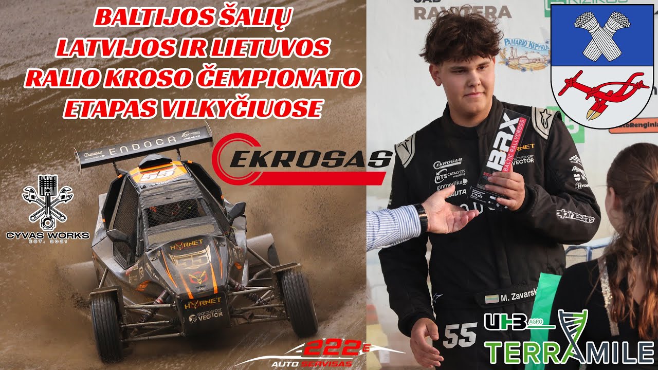 EKROSAS 2025 #12 | BALTIJOS ŠALIŲ, LATVIJOS IR LIETUVOS RALIO KROSO ETAPAS VILKYČIUOSE