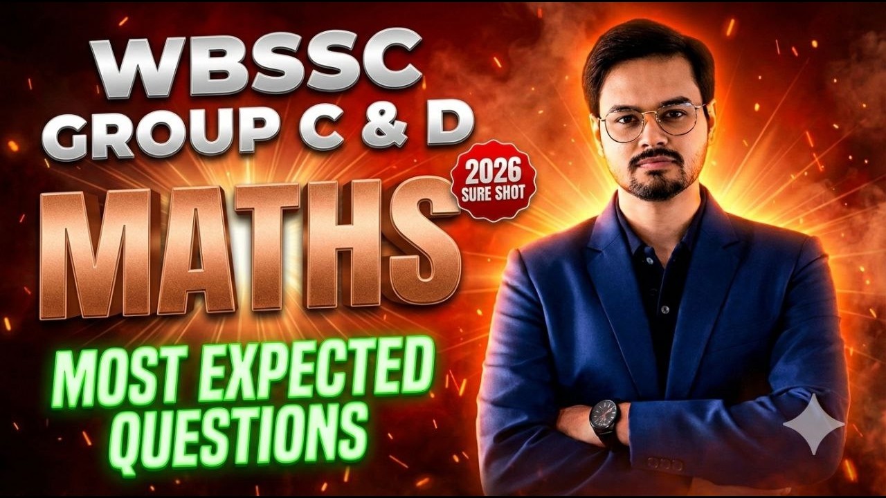 WBSSC GROUP C AND D 2025  | MATH | MARATHON | BY ARNAB SIR