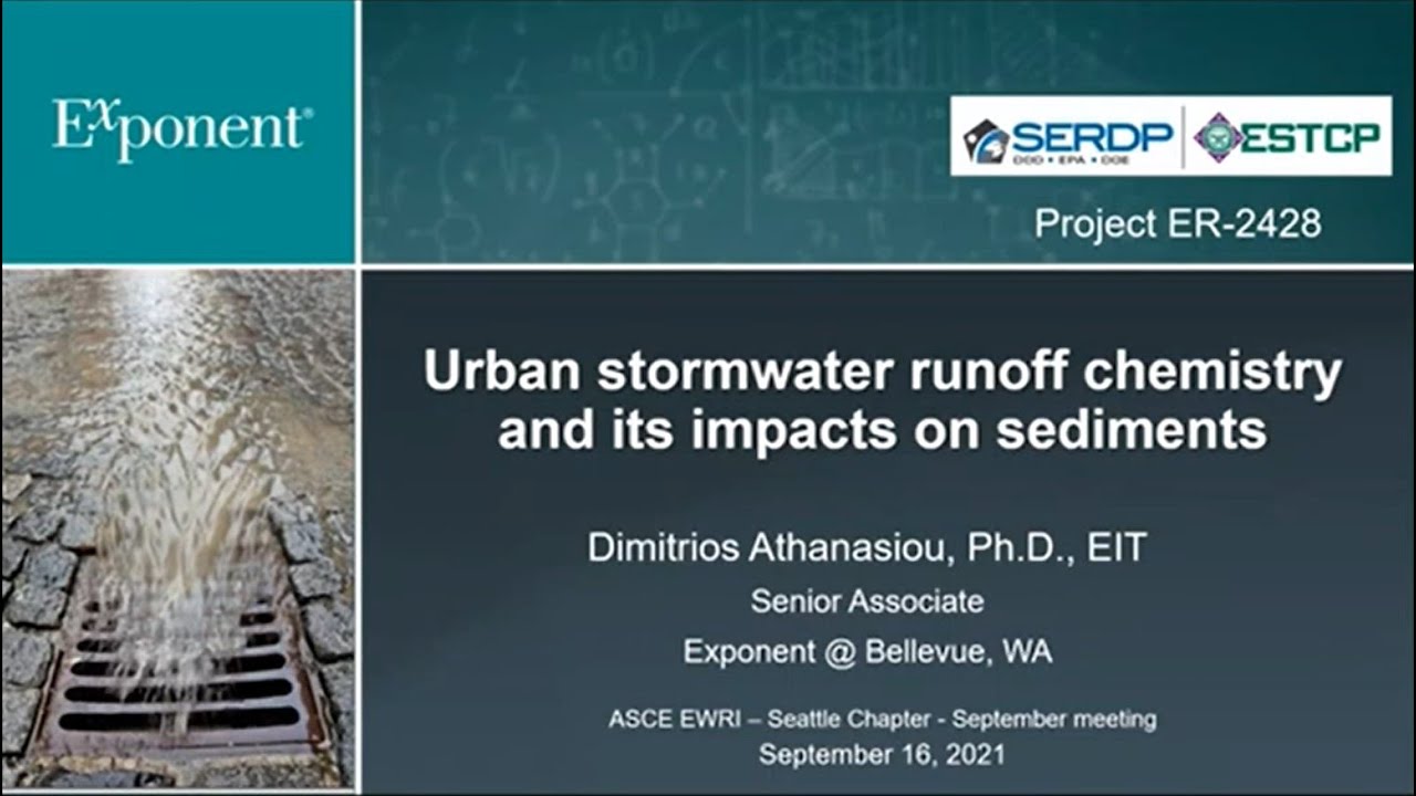 Urban Stormwater runoff chemistry and its impact on sediments - Dimitrios Athanasiou