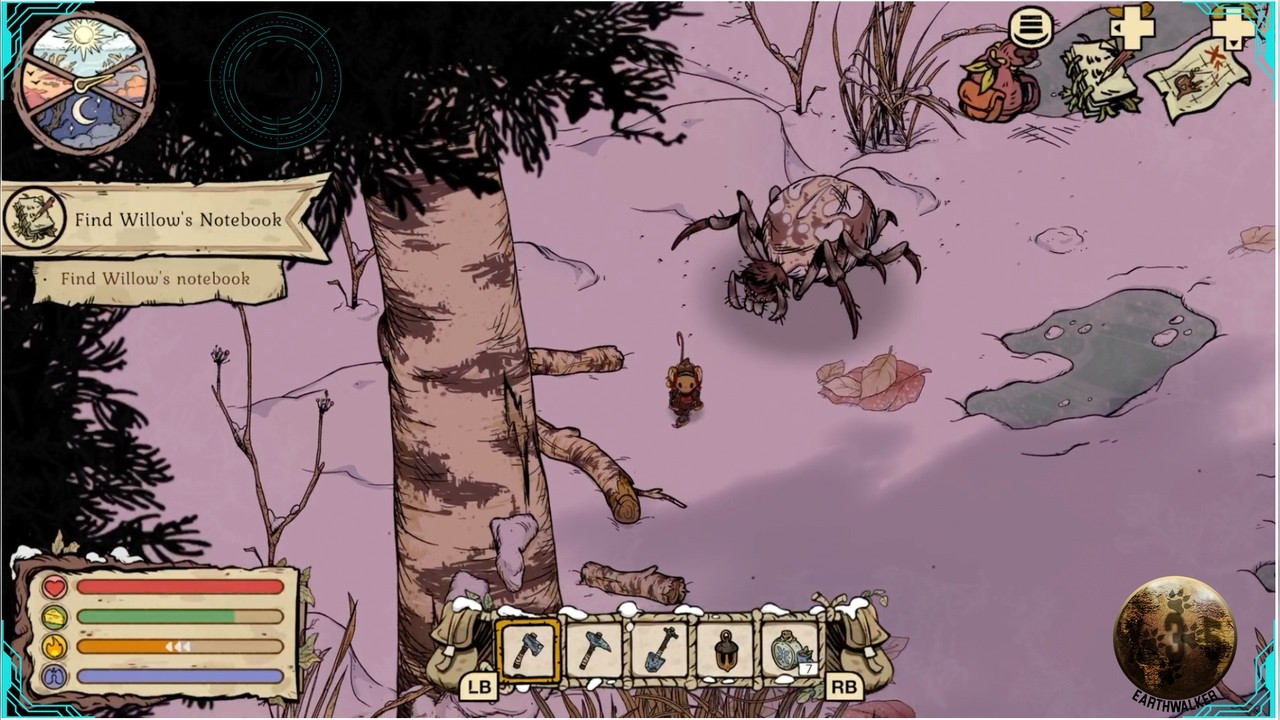 This Cozy game got Real Dangerous. Spiders | Winter Burrow