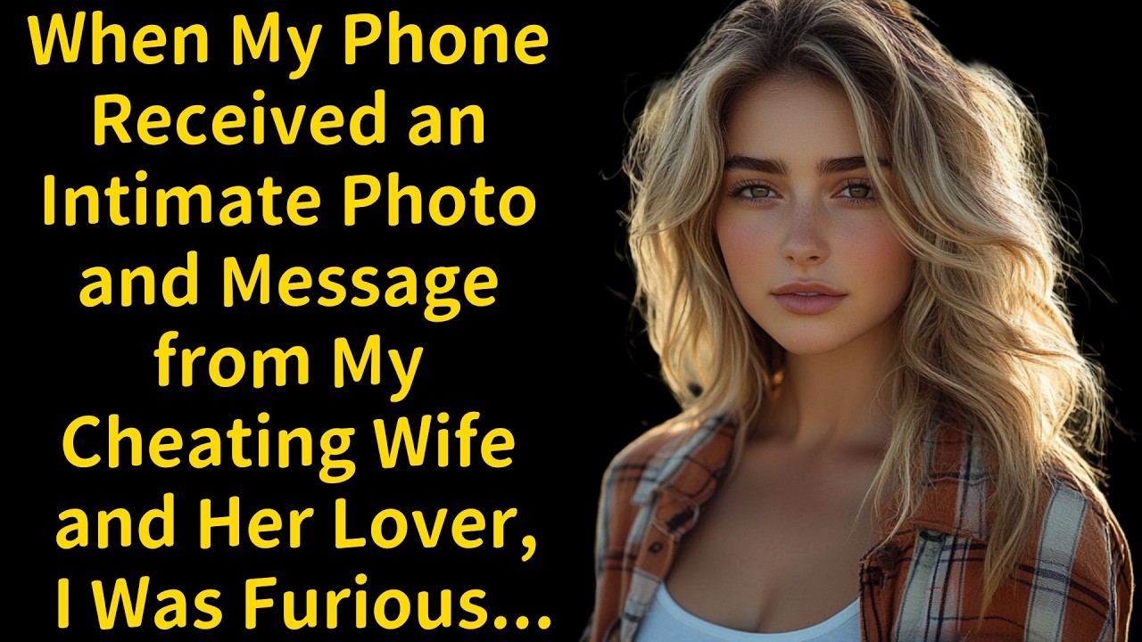 When My Phone Received an Intimate Photo and Message from My Cheating Wife and Her Lover, I Furious.