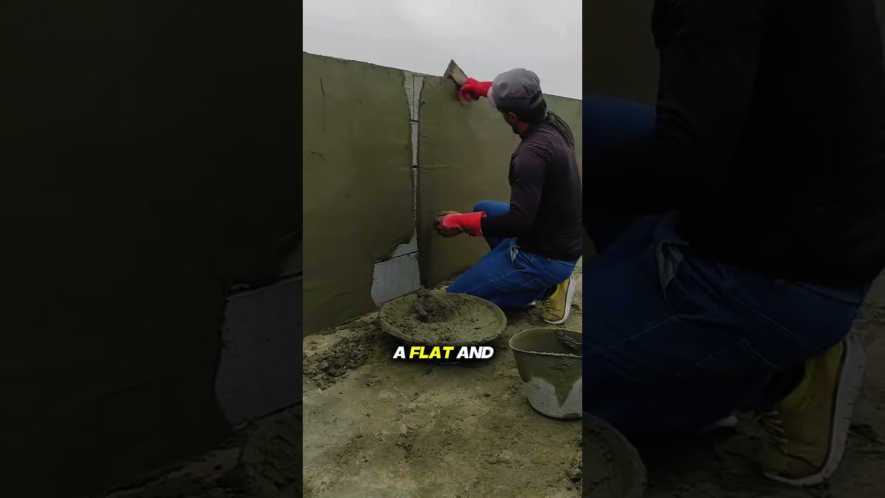 How to Plaster a Wall Like a Pro | Perfect Cement Rendering Skills