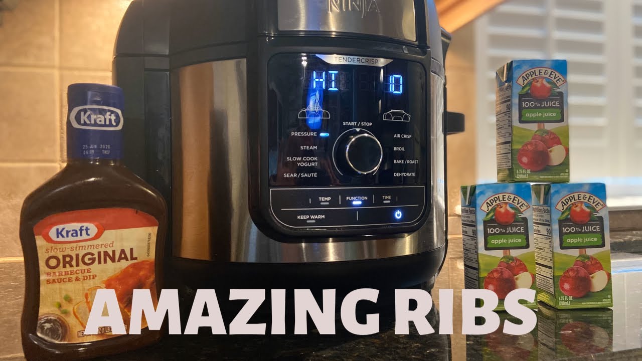 Ribs in the Ninja Foodi Deluxe - AMAZING and QUICK