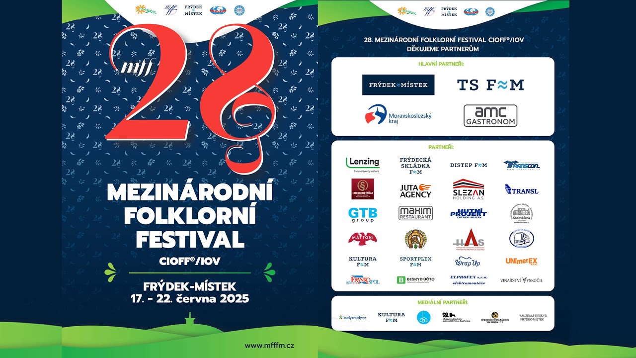 28. MEZINÁRODNÍ FOLKLORNÍ FESTIVAL CIOFF/IOV