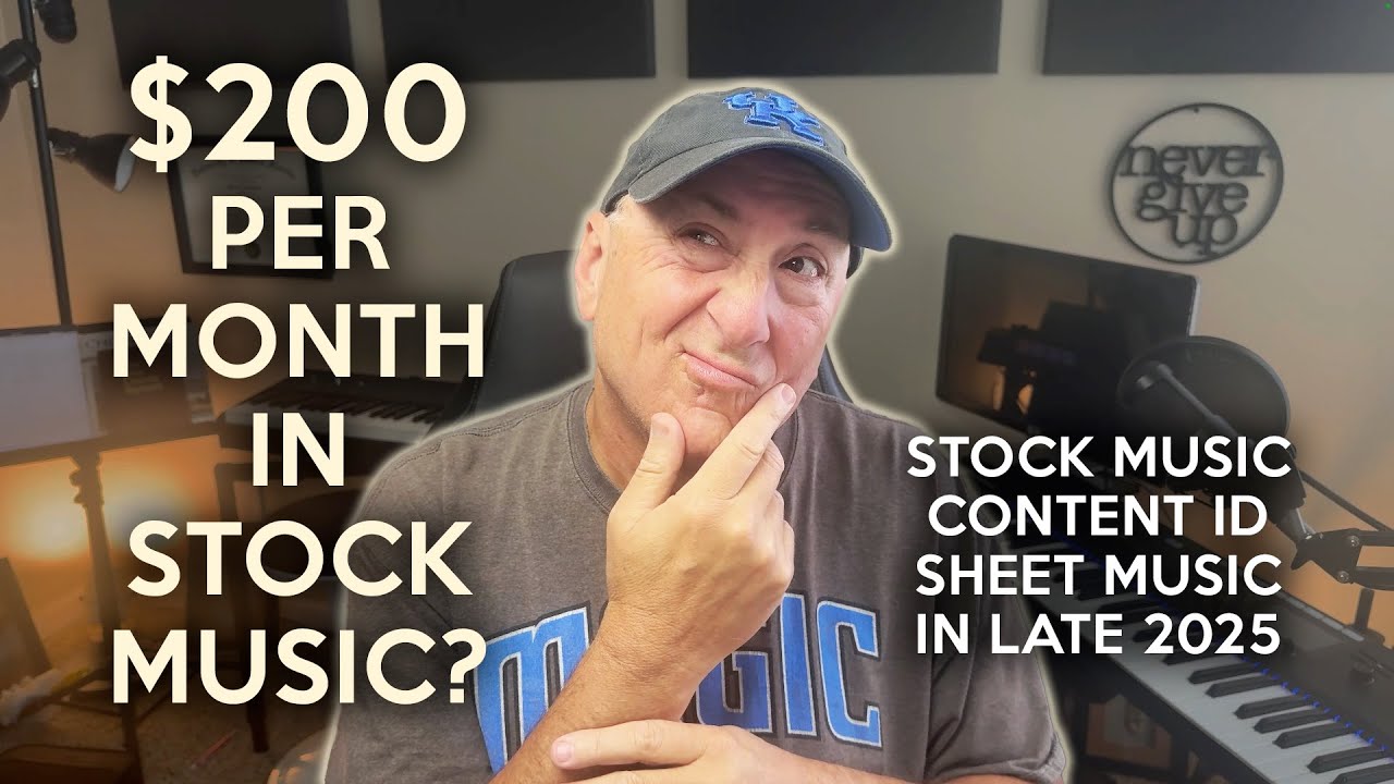 $200-$1,000 PER MONTH in Stock Music, Content ID, and Sheet Music? A Late 2025 Report