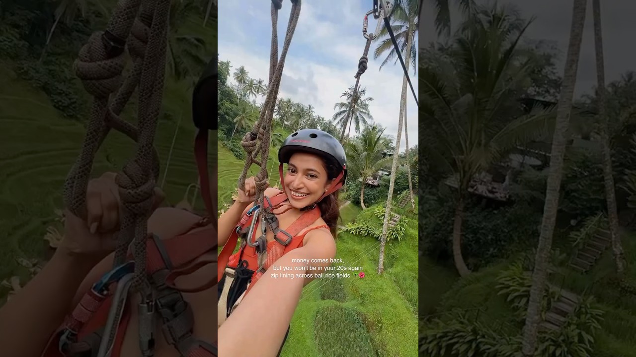 best experience in bali🌴 #zipline #alasharum