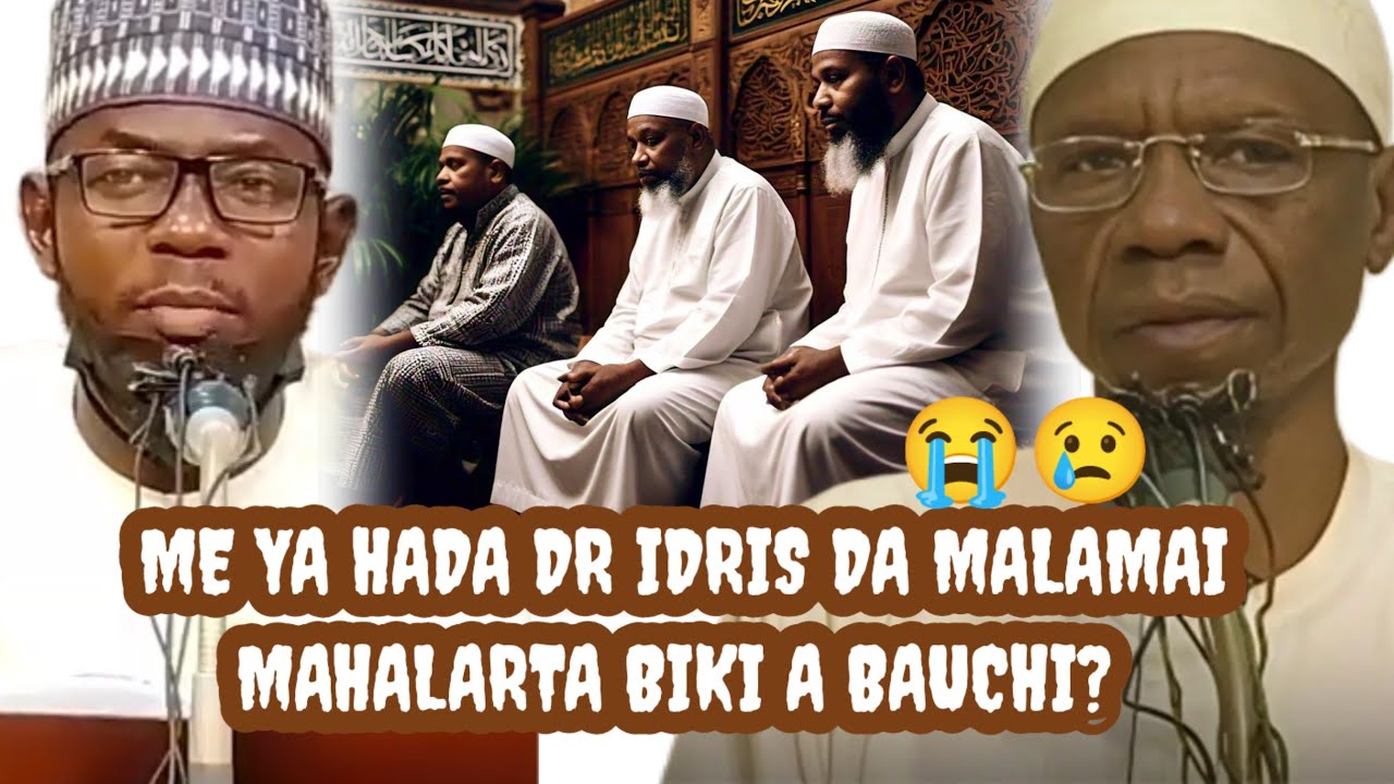cece kuce kan zuwan wasu malaman Izala bauchi biki, suka ki zuwa duba Dr idris da  bashi da lafiya.