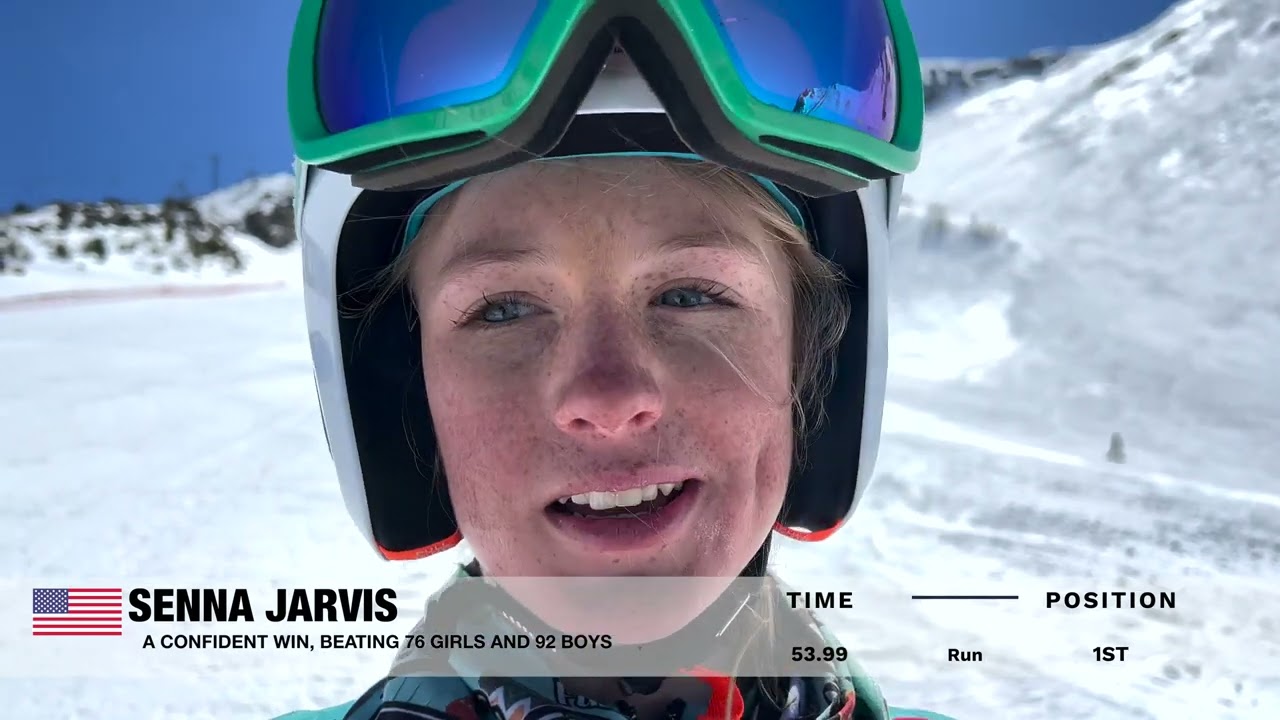 SENNA JARVIS WINS U12 SUPER-G AT MAMMOTH MOUNTAIN