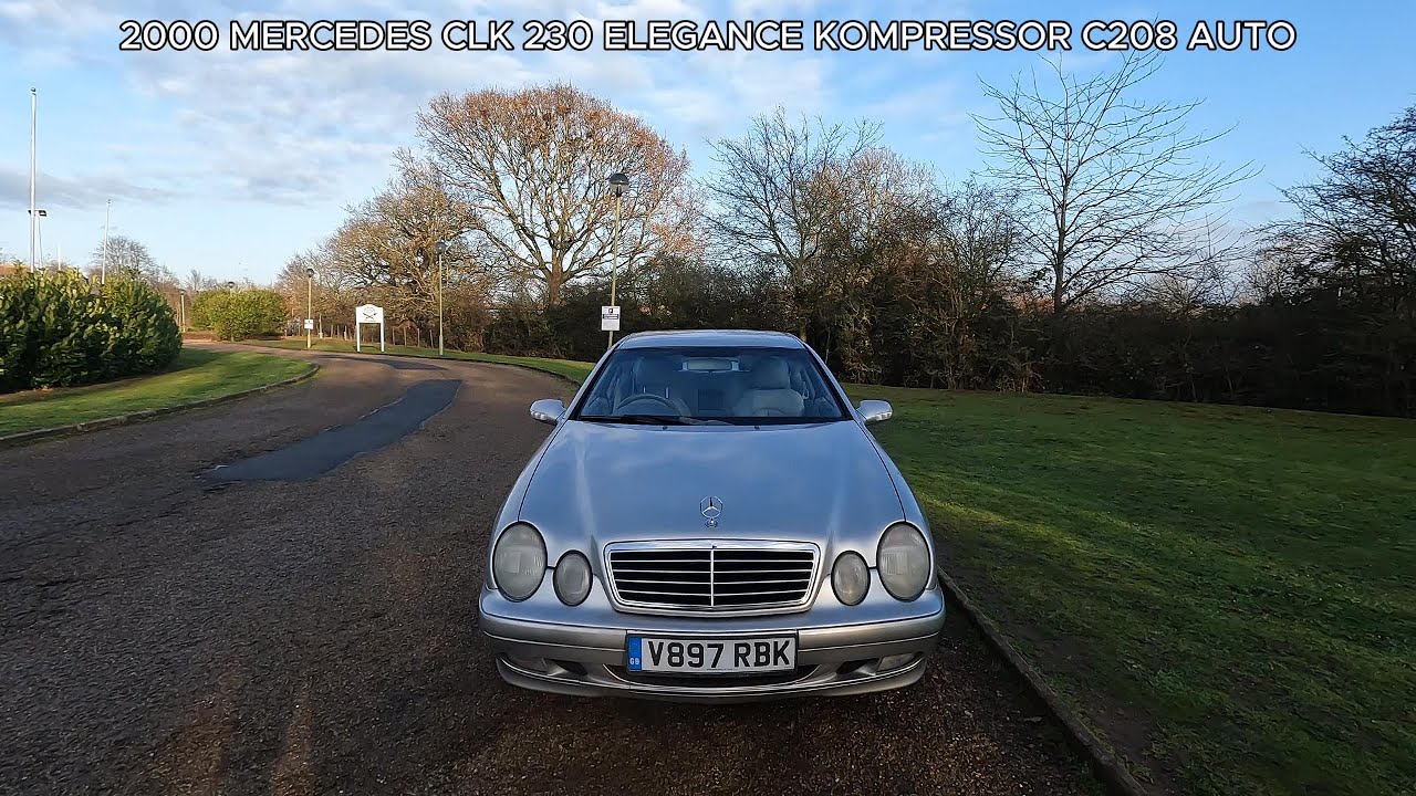 2000 MERCEDES CLK 230 ELEGANCE KOMPRESSOR AUTO