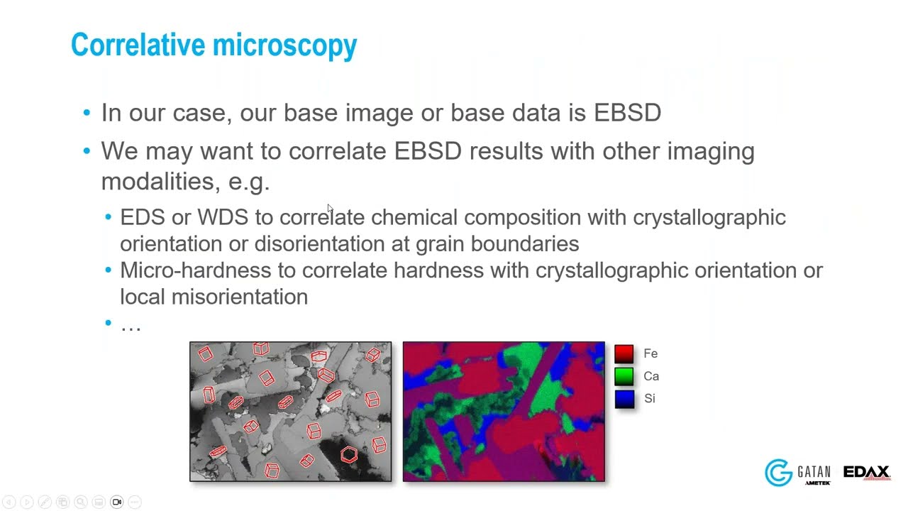 Корреляционная микроскопия на основе EBSD