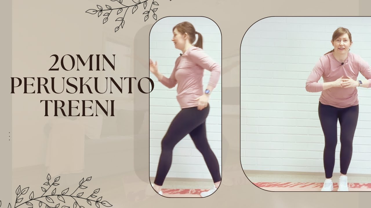 30 min Aerobinen peruskuntotreeni |polviystävällinen & helppo! 
