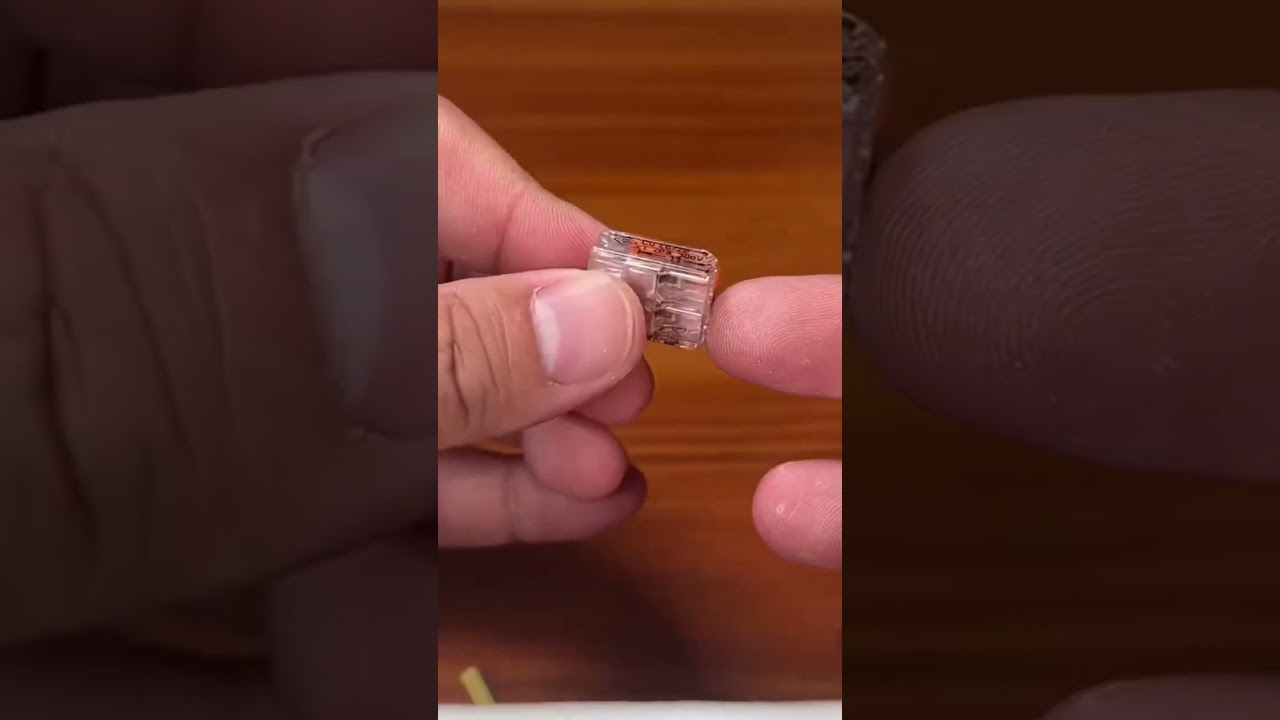 how to use wago 221 splicing connector             m #electrician #electrical #tech #wago #connector