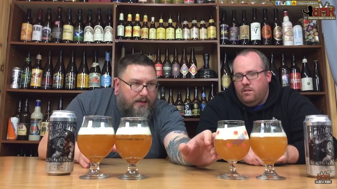Massive Beer Reviews # 414 Heady Topper Year Old vs Fresh Back to the Future Side by Side