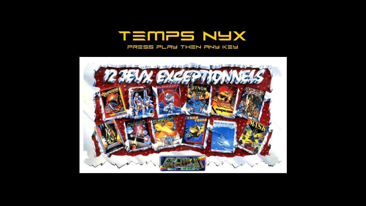 12 jeux exceptionnels - Gremlin Software - 1988 - Amstrad cpc 464