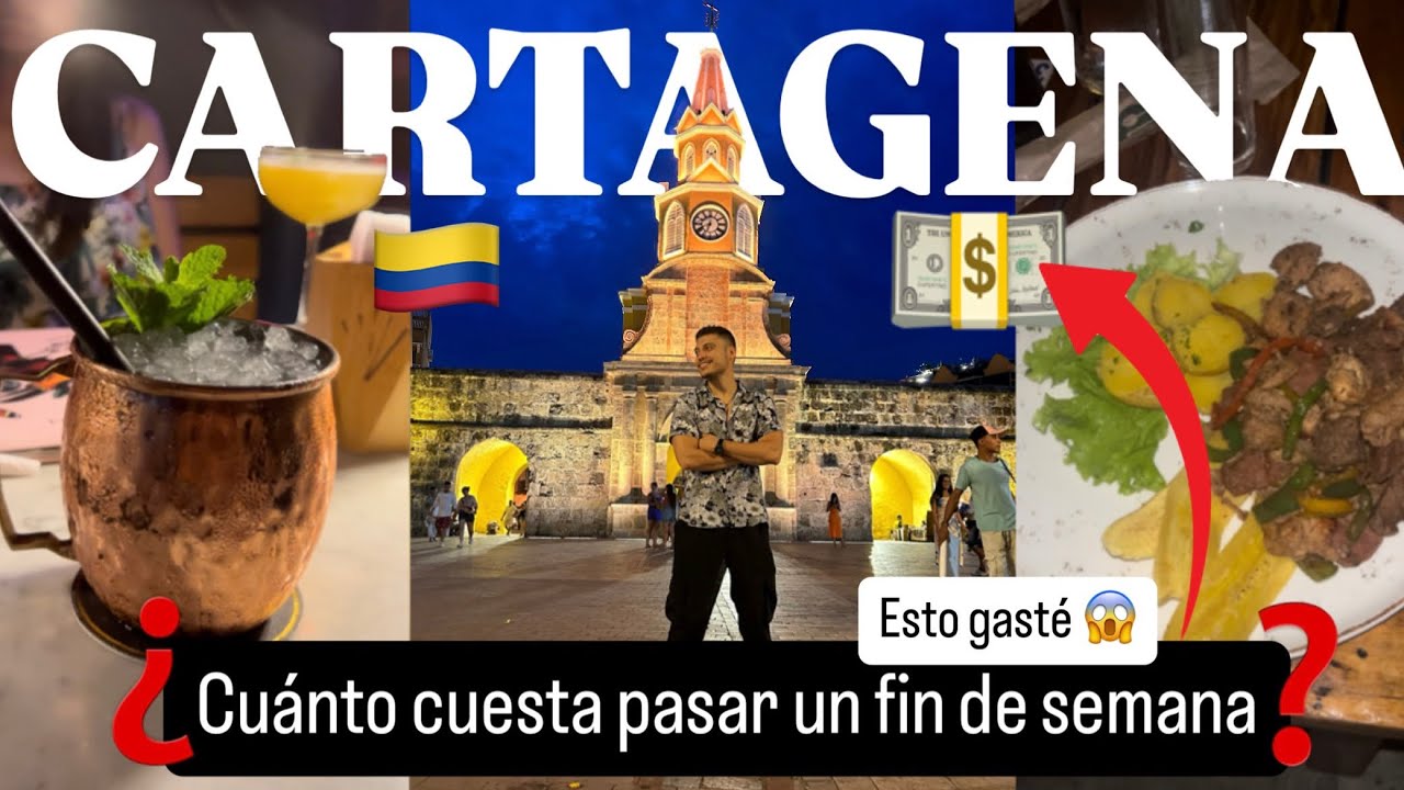 🤑CUÁNTO CUESTA PASAR UN FIN DE SEMANA EN CARTAGENA❓esto fue lo que gasté en el DÍA 1 en CARTAGENA 💵