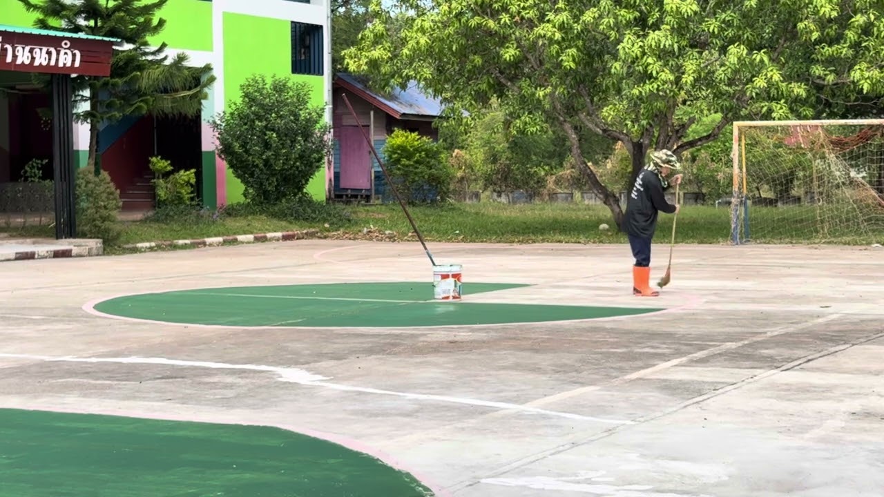 ทาสีสนามฟุตซอล EP-17
