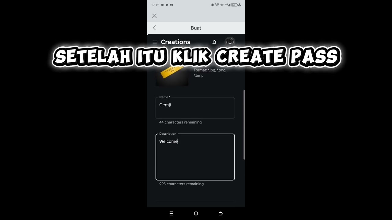Cara membuat gamepass di roblox