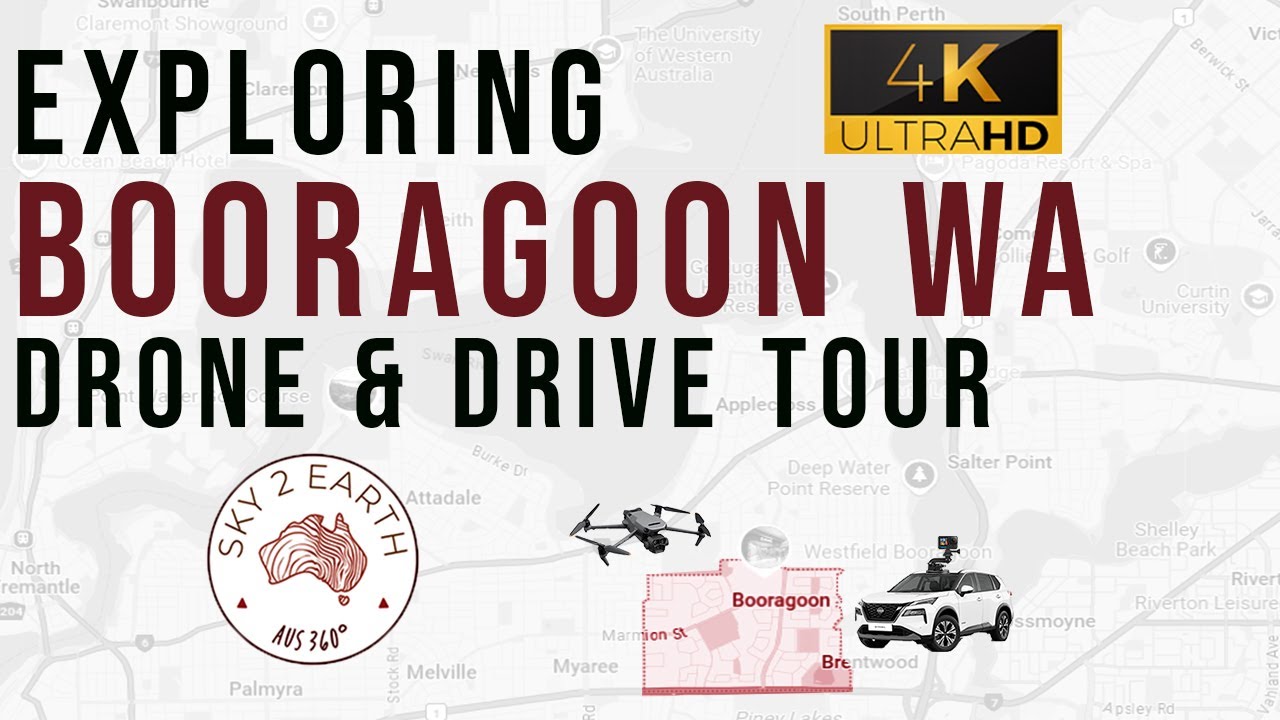 Booragoon, Western Australia; Where Style Meets Suburbia | Drone & Drive Tour in 4K