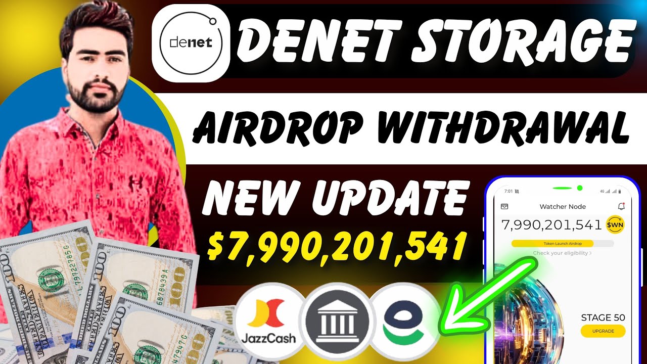 how to withdraw denet storage airdrop | denet storage airdrop withdrawal | denet airdrop withdraw
